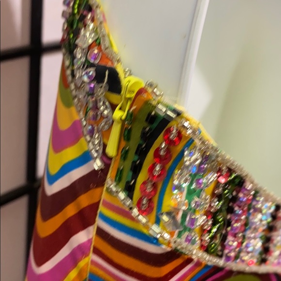 Tony Bowls Paris Flowing Floor Length Size 4 - Picture 11 of 14